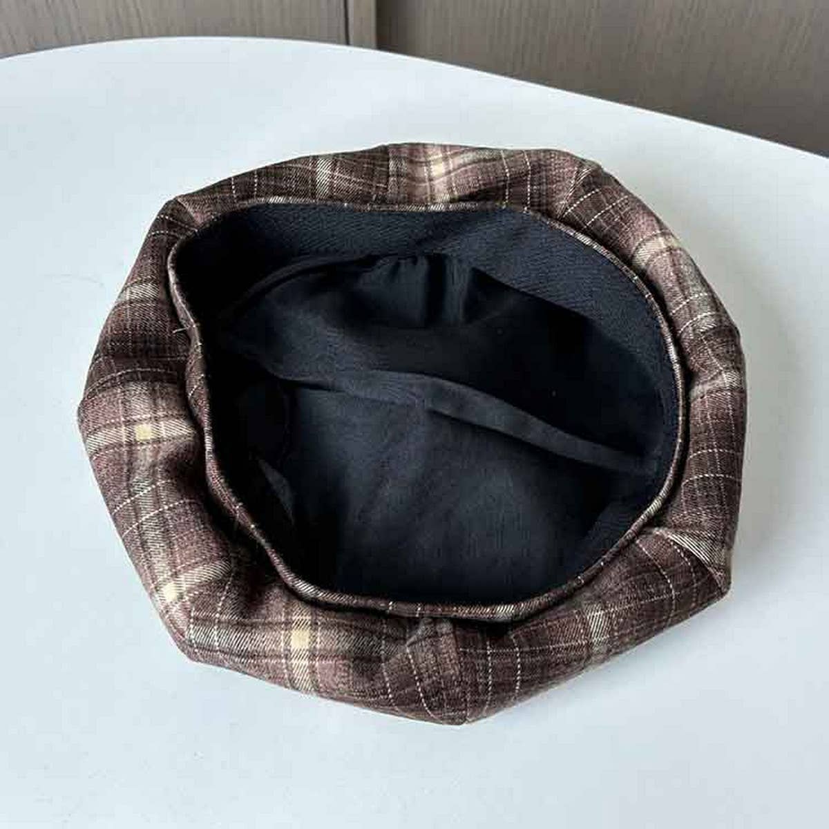 Plaid Beret