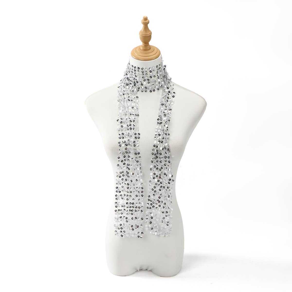 Sequin Net Scarf