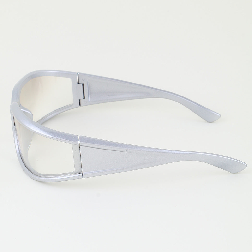 Futuristic Wrap Goggle Shield Sunglasses