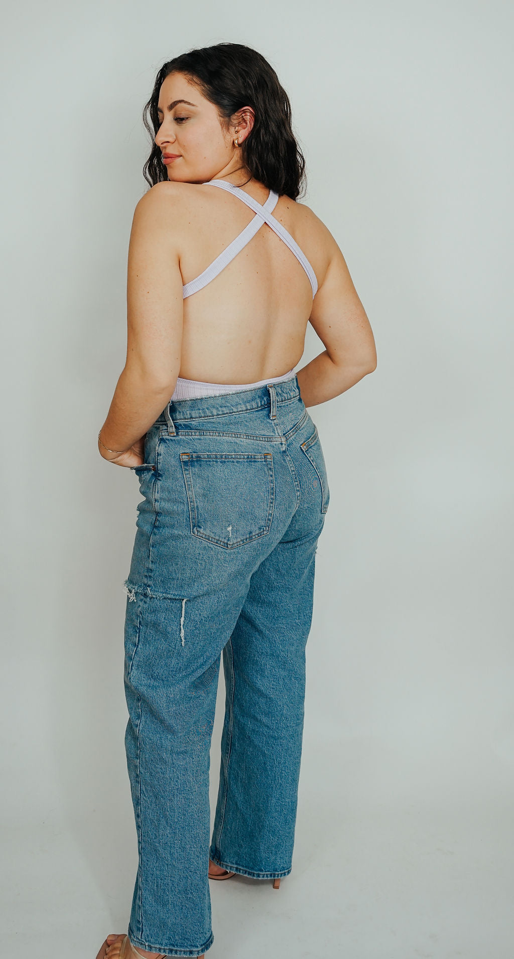 Ainsley Criss Cross Back Bodysuit