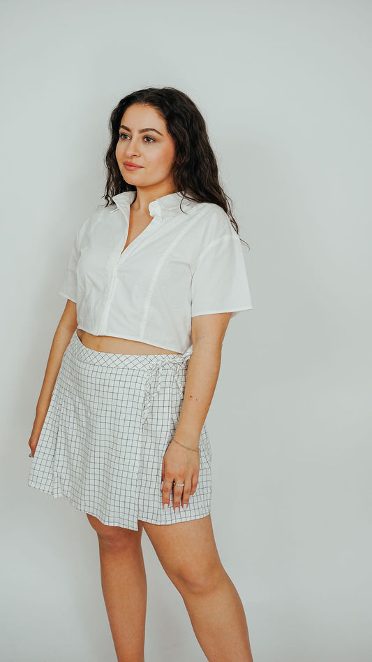 April Plaid Skort