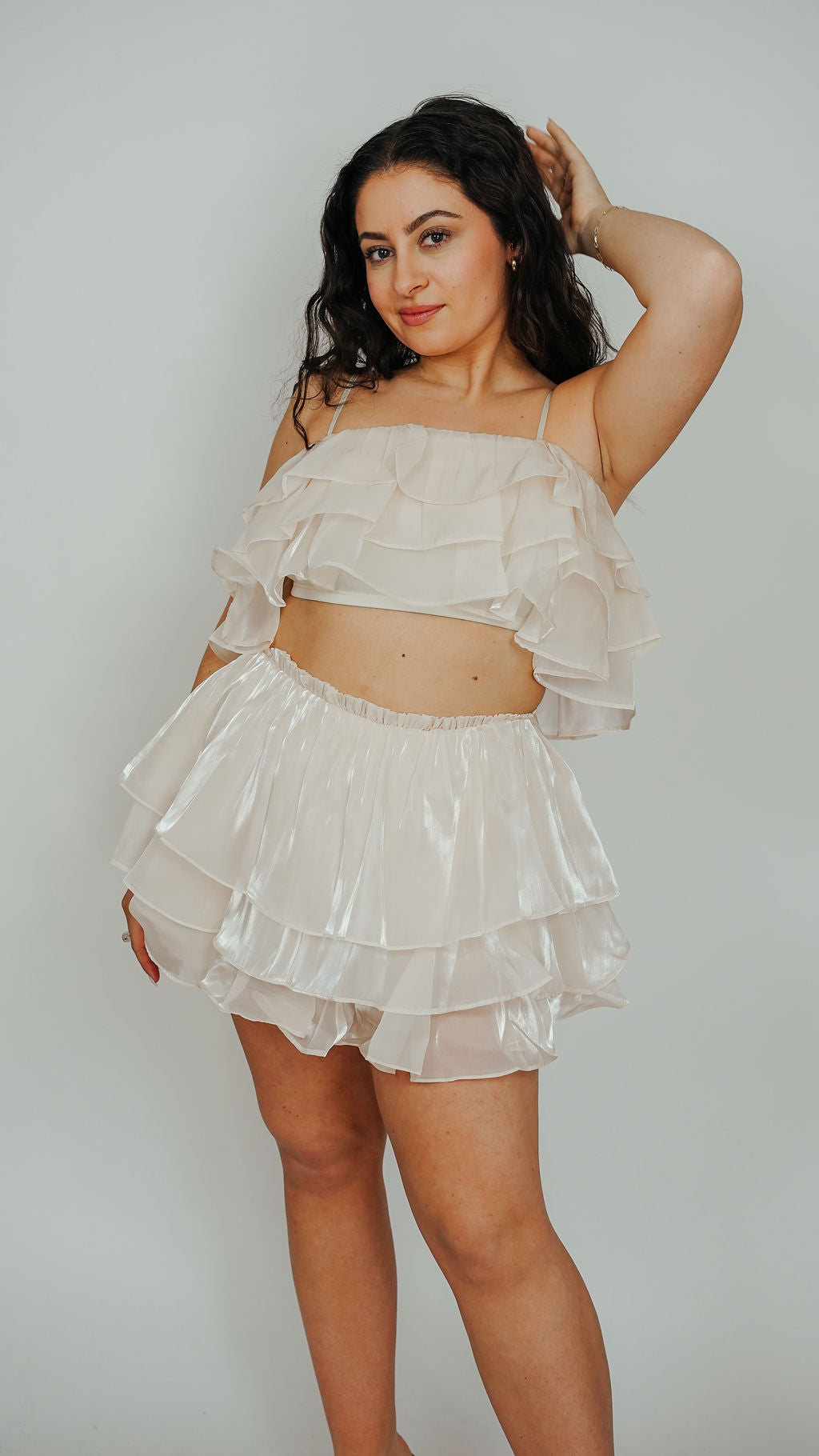 Chanel Ruffle Shorts Set