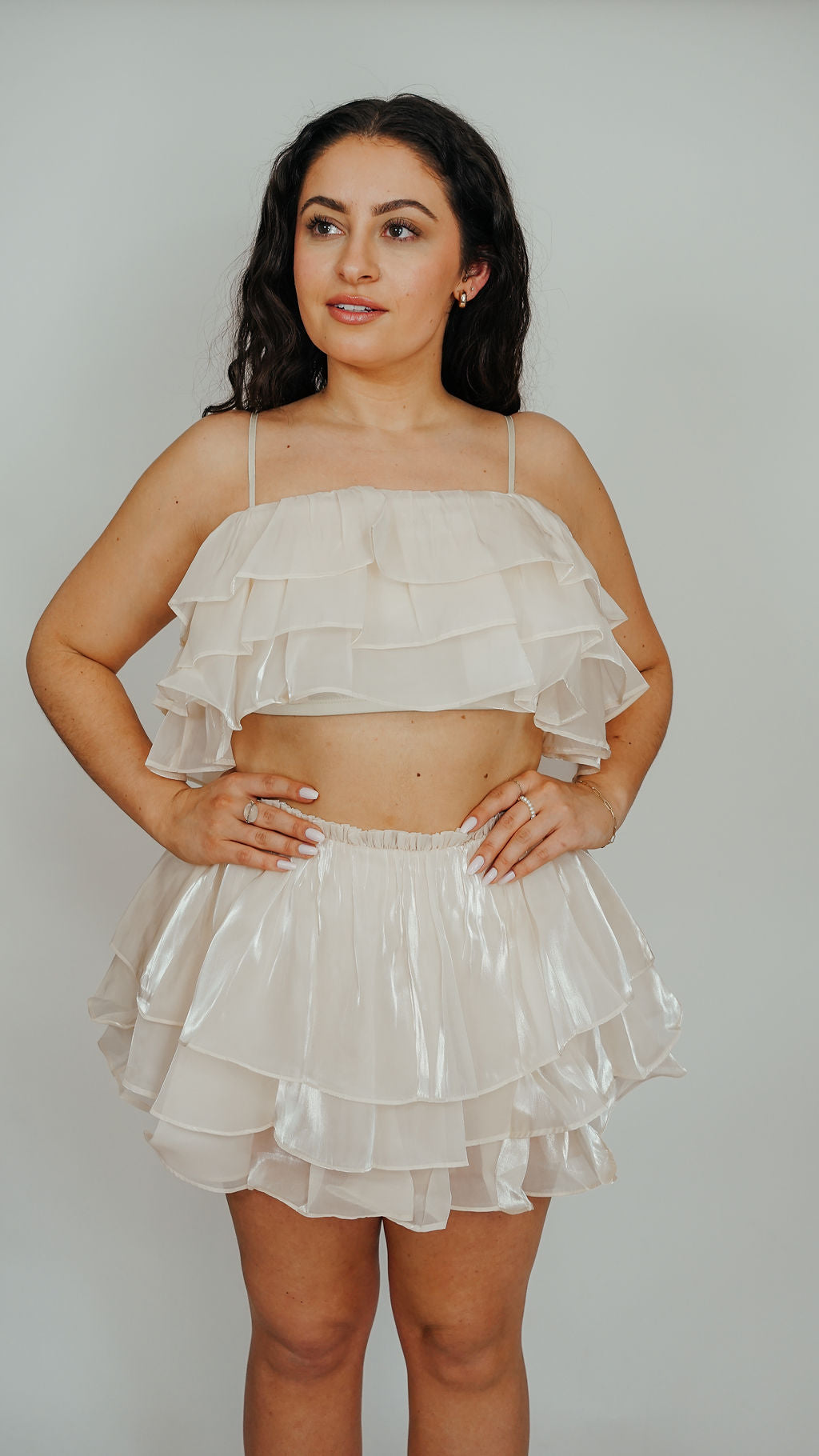 Chanel Ruffle Shorts Set