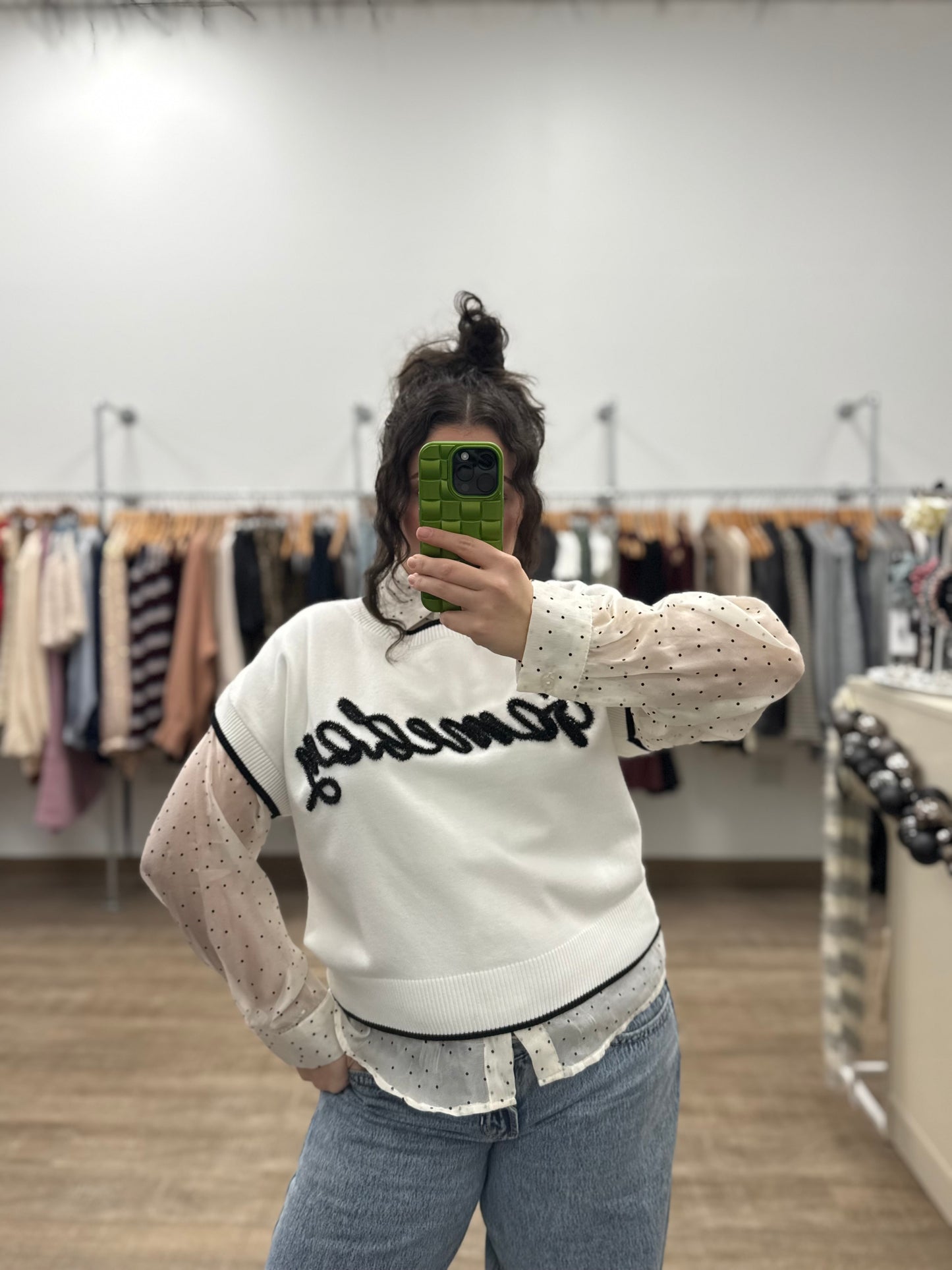 Gameday Short Sleeve Sweater