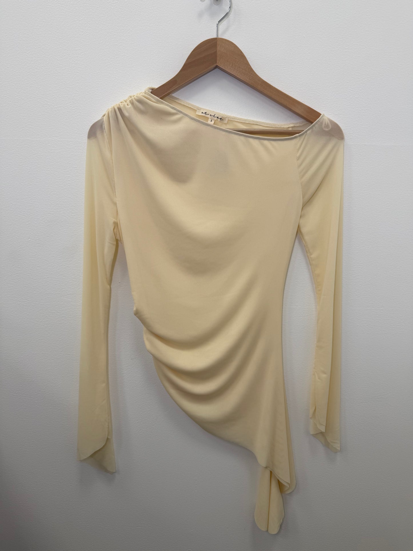 Fabiana Asymmetrical Long Sleeve Top