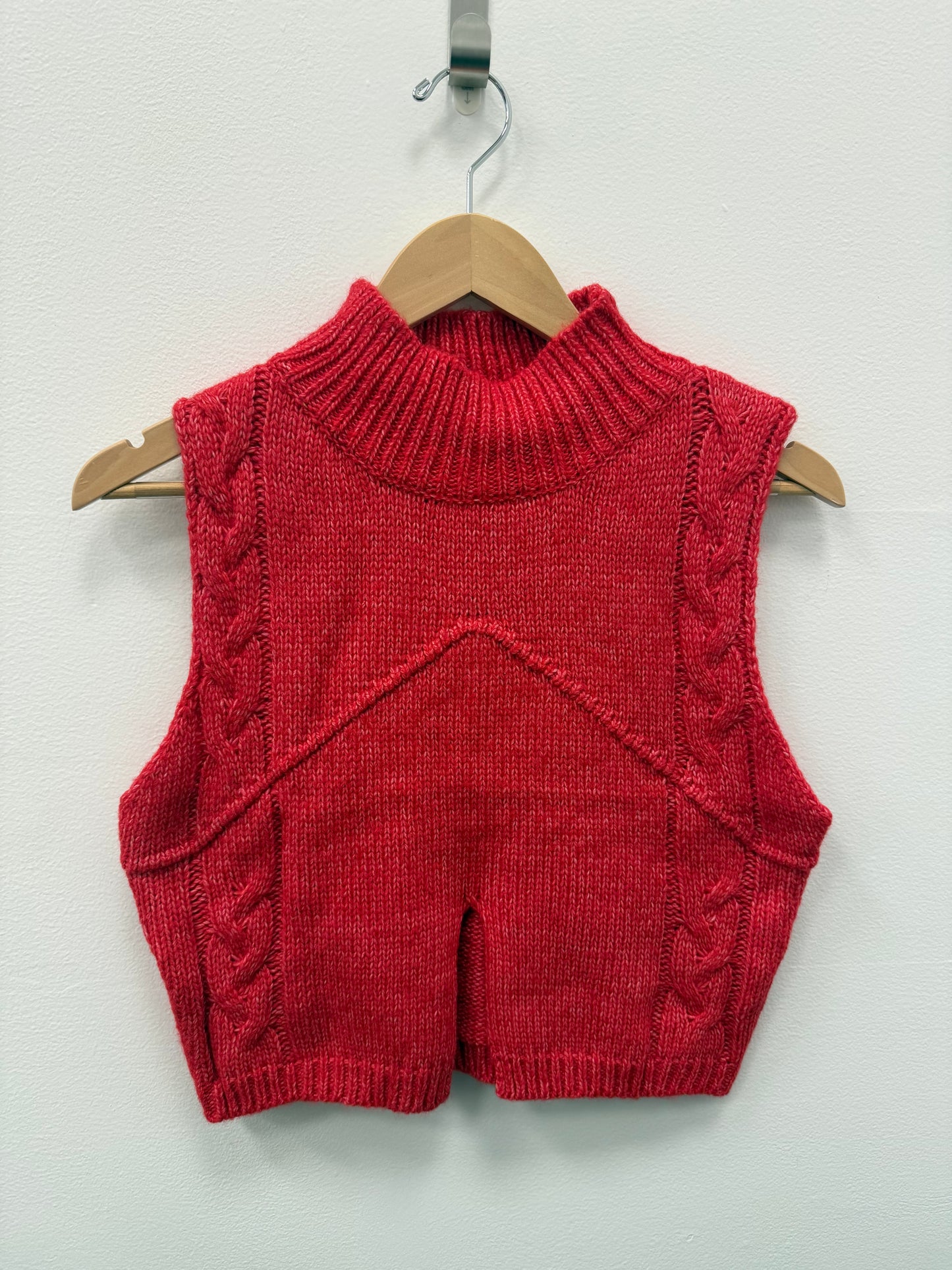 Gigi Cable Knit Sweater Vest