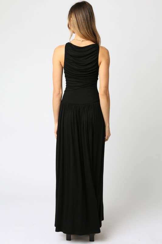 Hendrix Ruched Maxi Dress