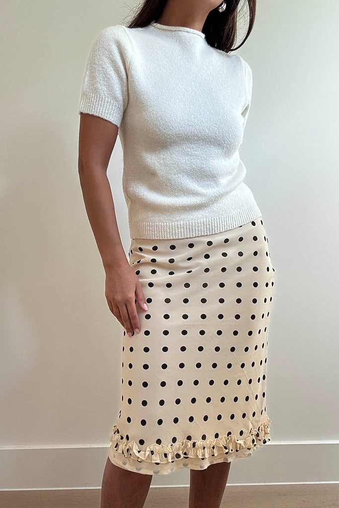 Faye Polka Dot Midi Skirt