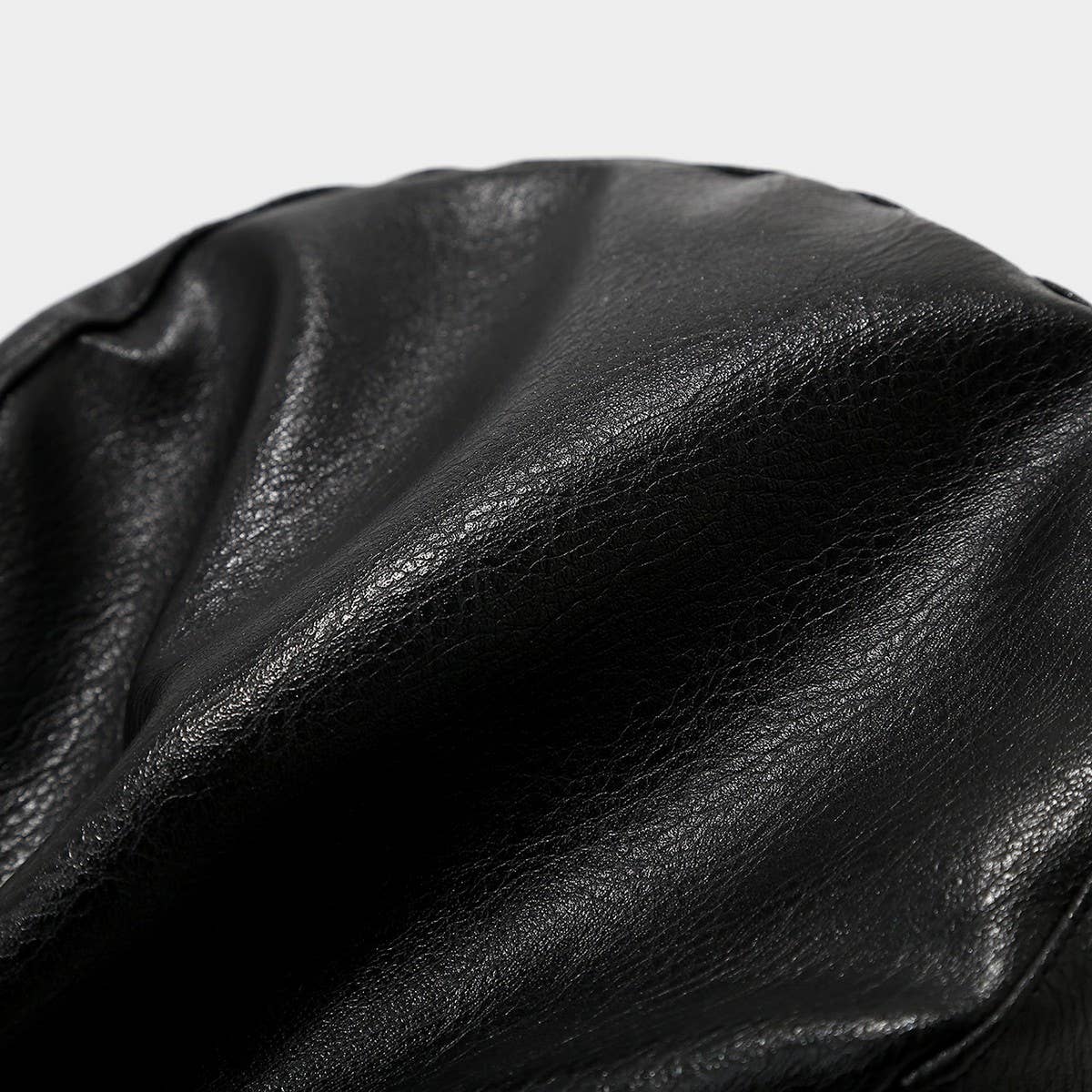 Punk Vegan Leather Flat Top Studded Hat