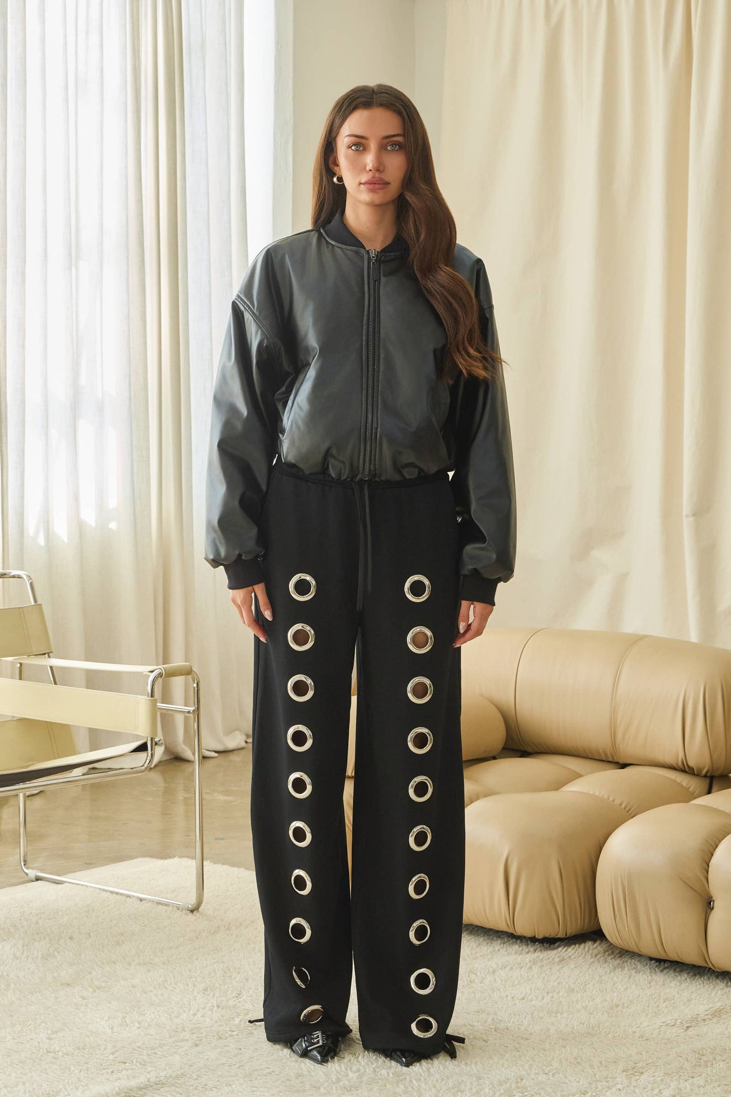 Foxie Grommet Sweatpants