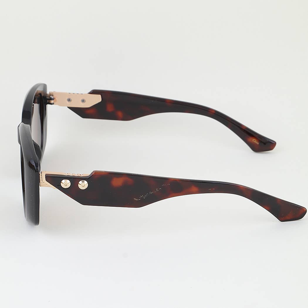 Double Studded Butterfly Sunglasses