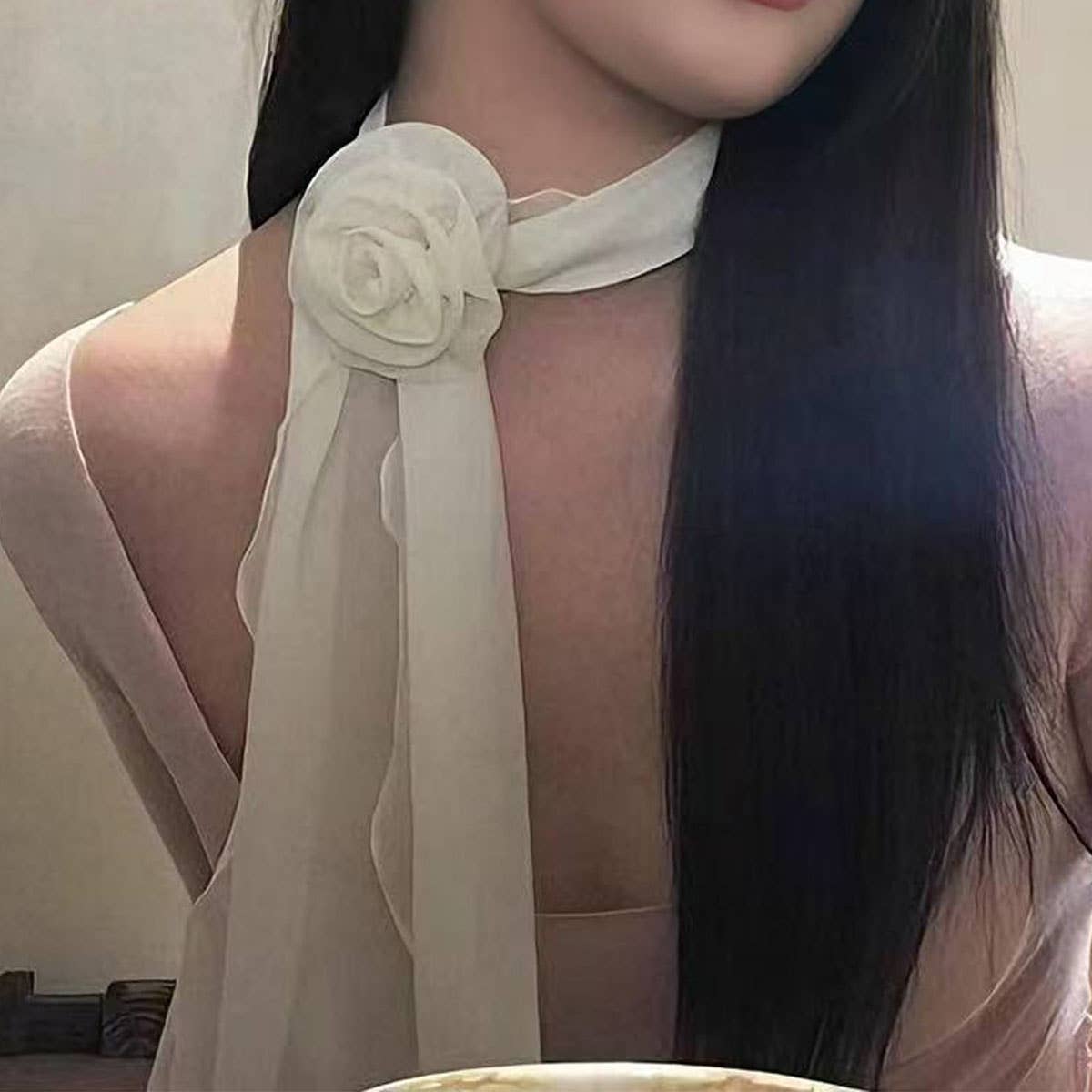 Rose Neck Scarf