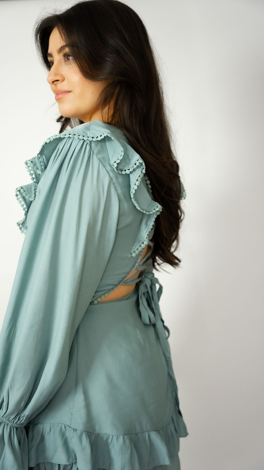 Cara Ruffle Mini Dress