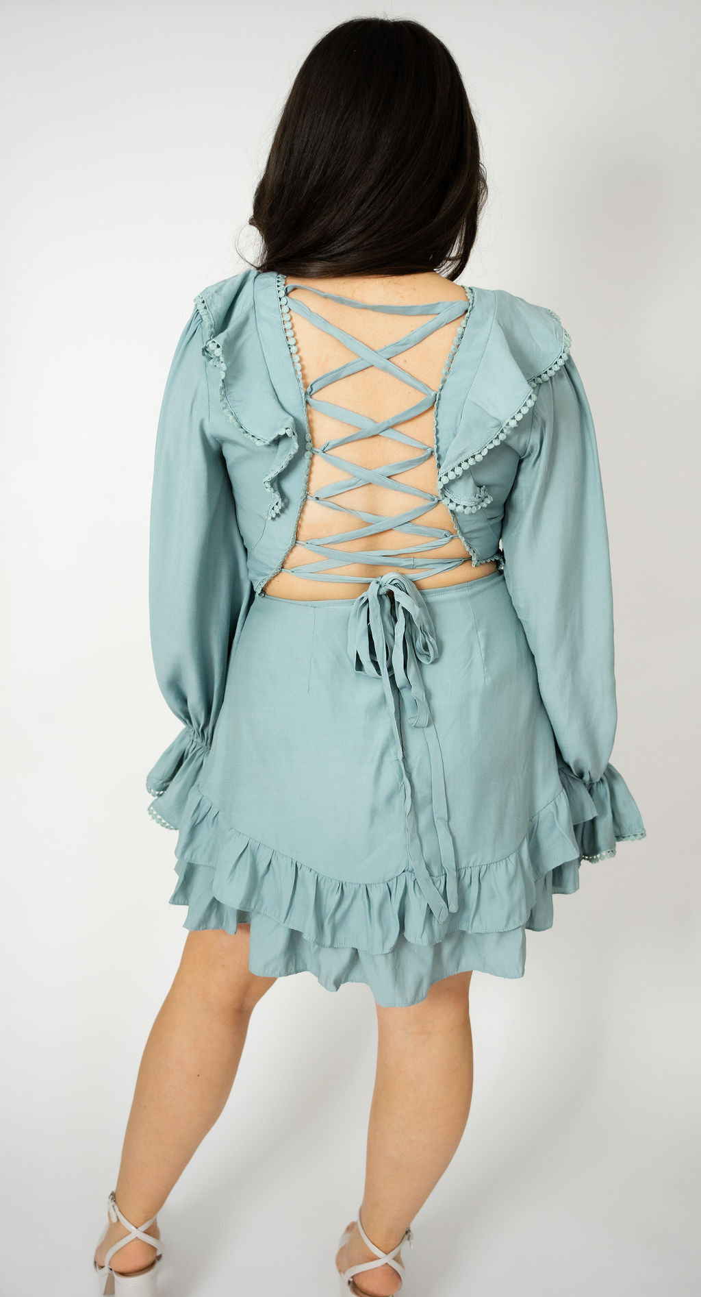 Cara Ruffle Mini Dress