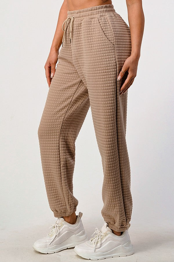 Aria Waffle Joggers