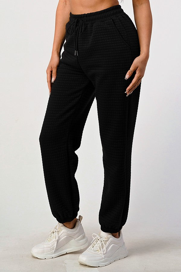 Aria Waffle Joggers