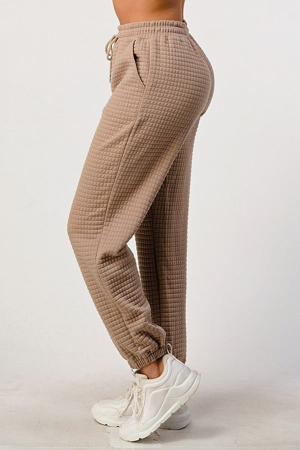 Aria Waffle Joggers