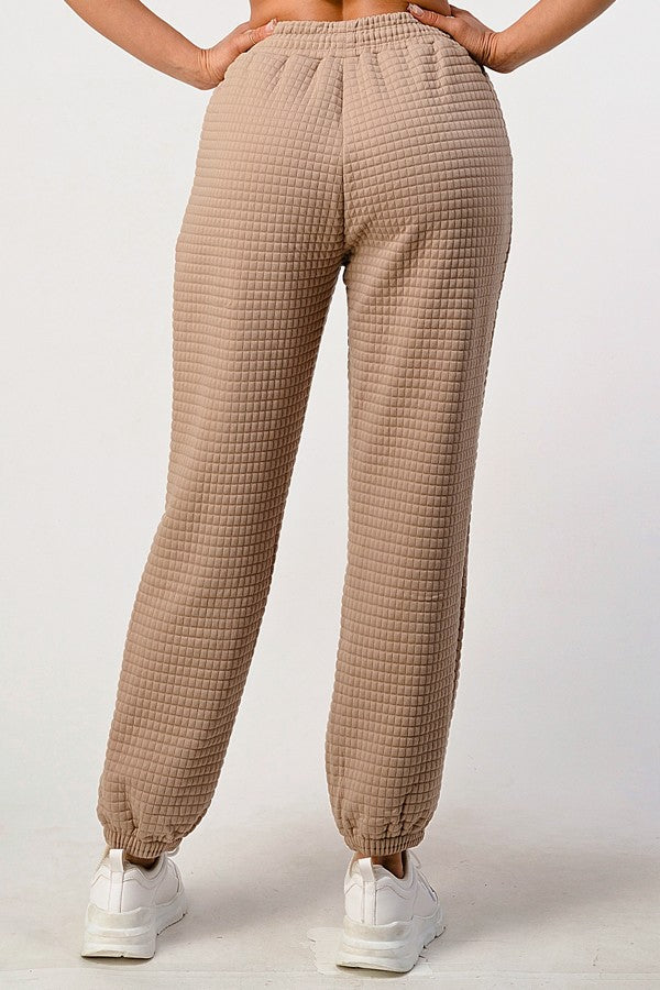 Aria Waffle Joggers