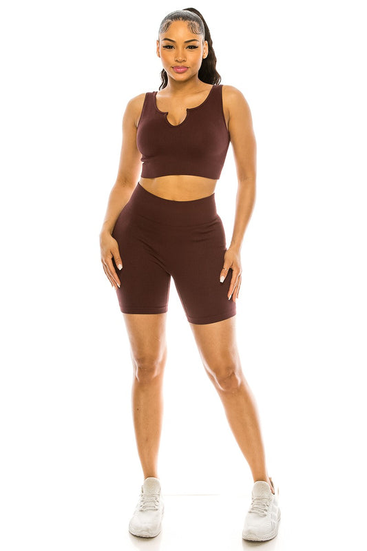 Alena Bike Shorts Set