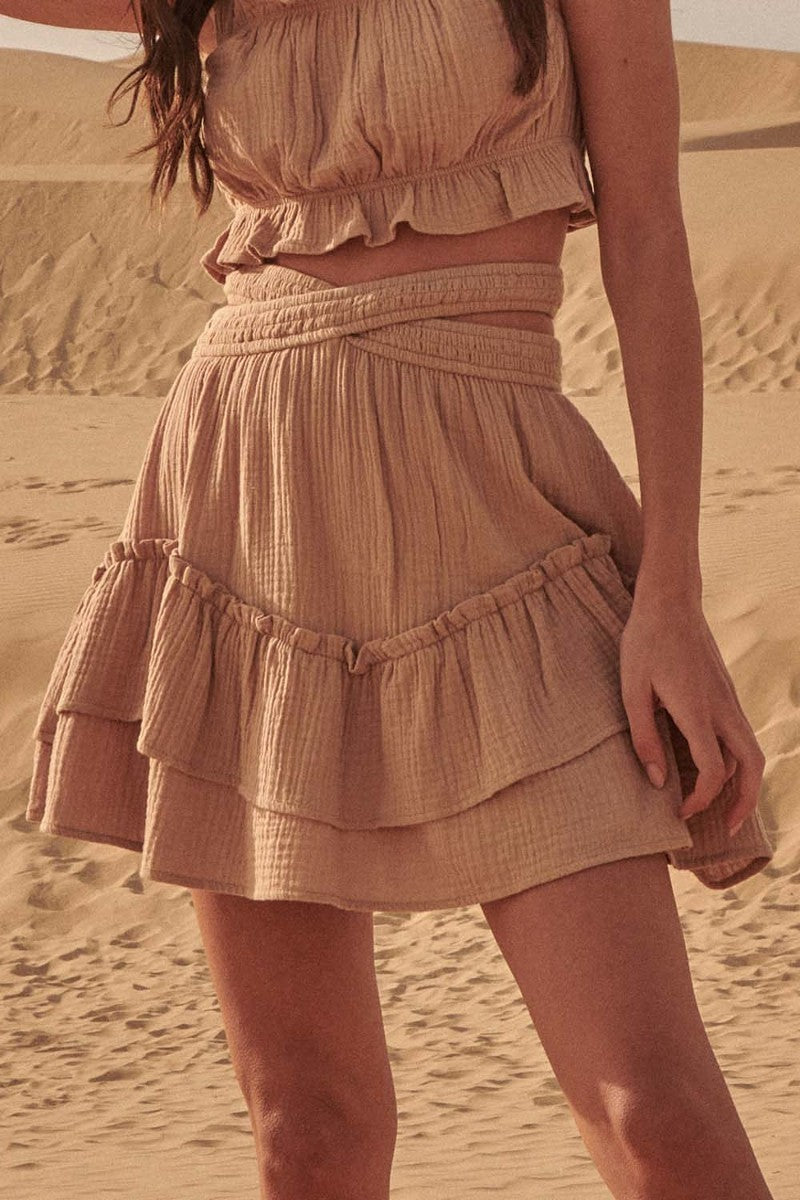 Anya Crossover Skirt Set