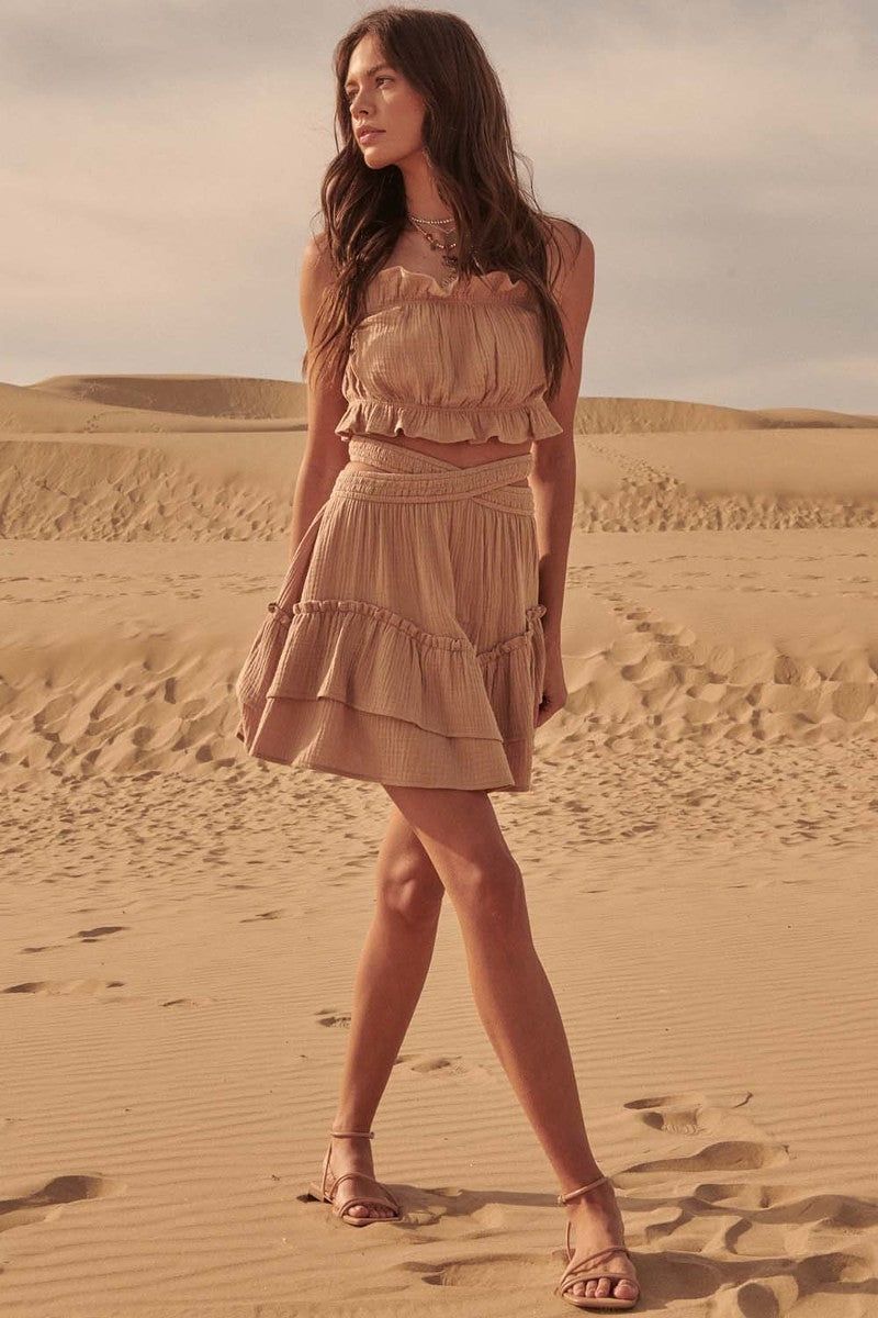 Anya Crossover Skirt Set
