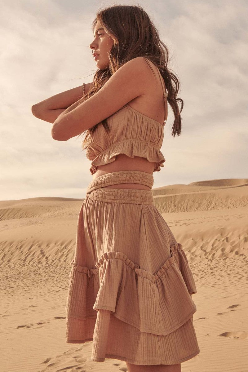 Anya Crossover Skirt Set