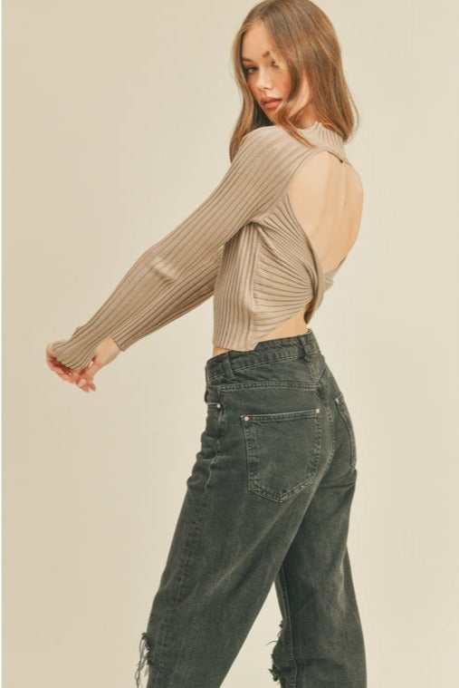 Bristol Twist Back Sweater
