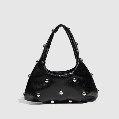 Mushroom Stud Punk Shoulder Bag