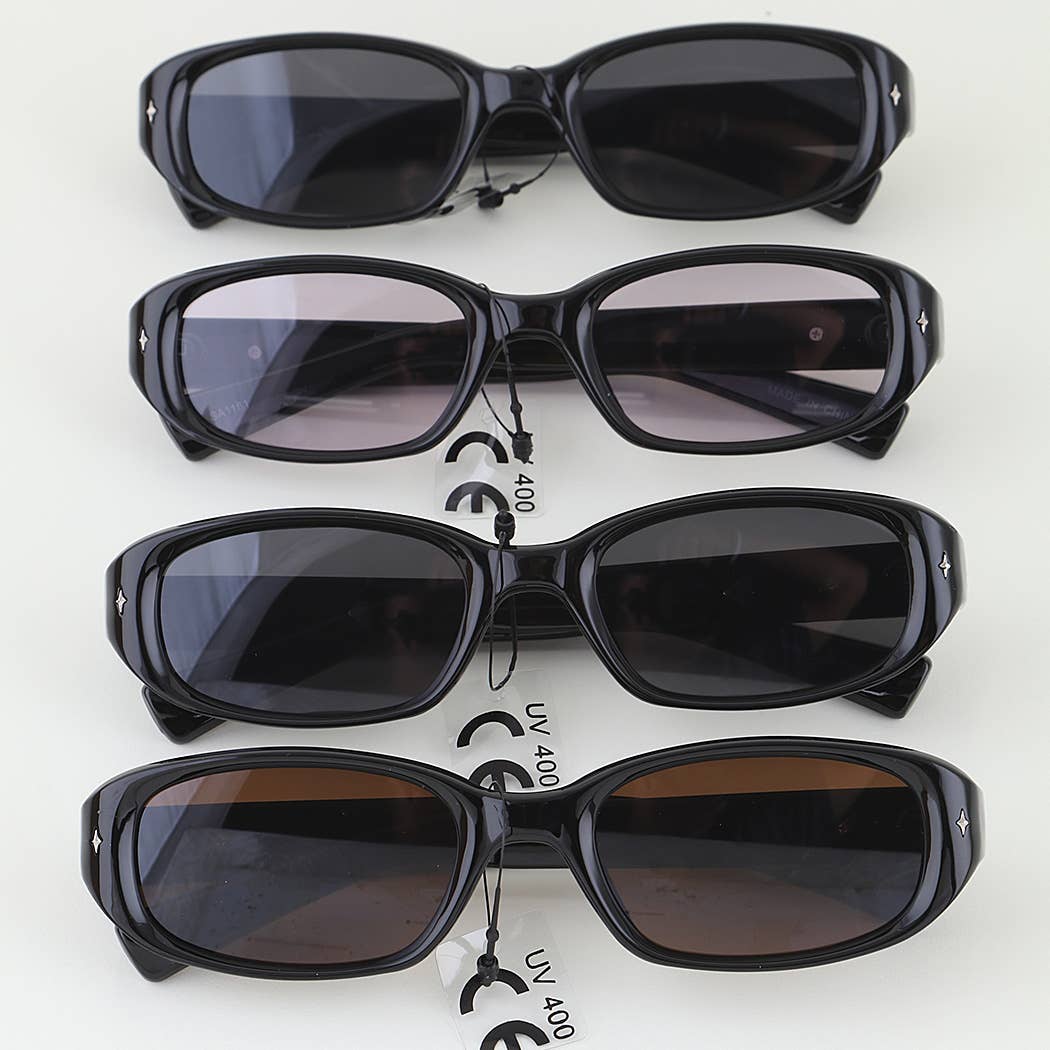 Grunge Diamond Bar Sunglasses