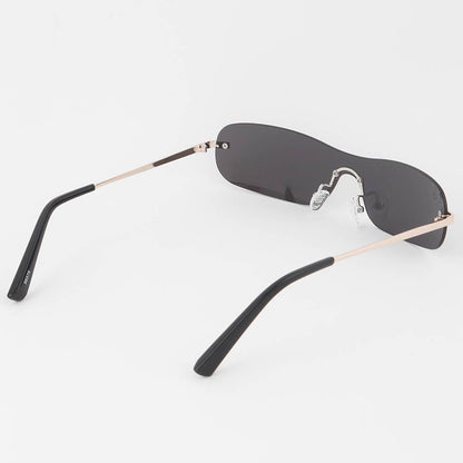 Rimless Bright Wave Sunglasses