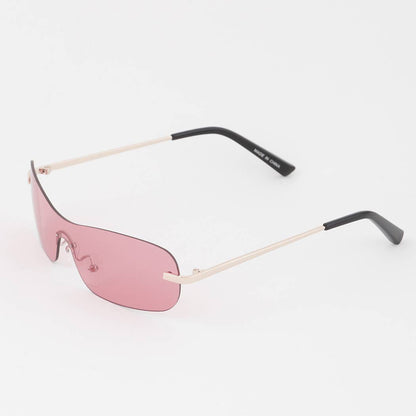 Rimless Bright Wave Sunglasses
