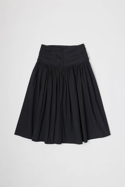 The Mariana A-Line Skirt with Wrap Waist Detail