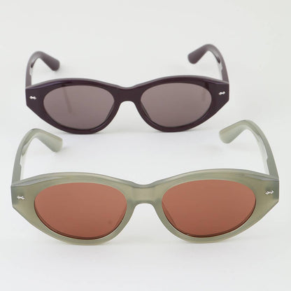 Modern Diamond Round Sunglasses
