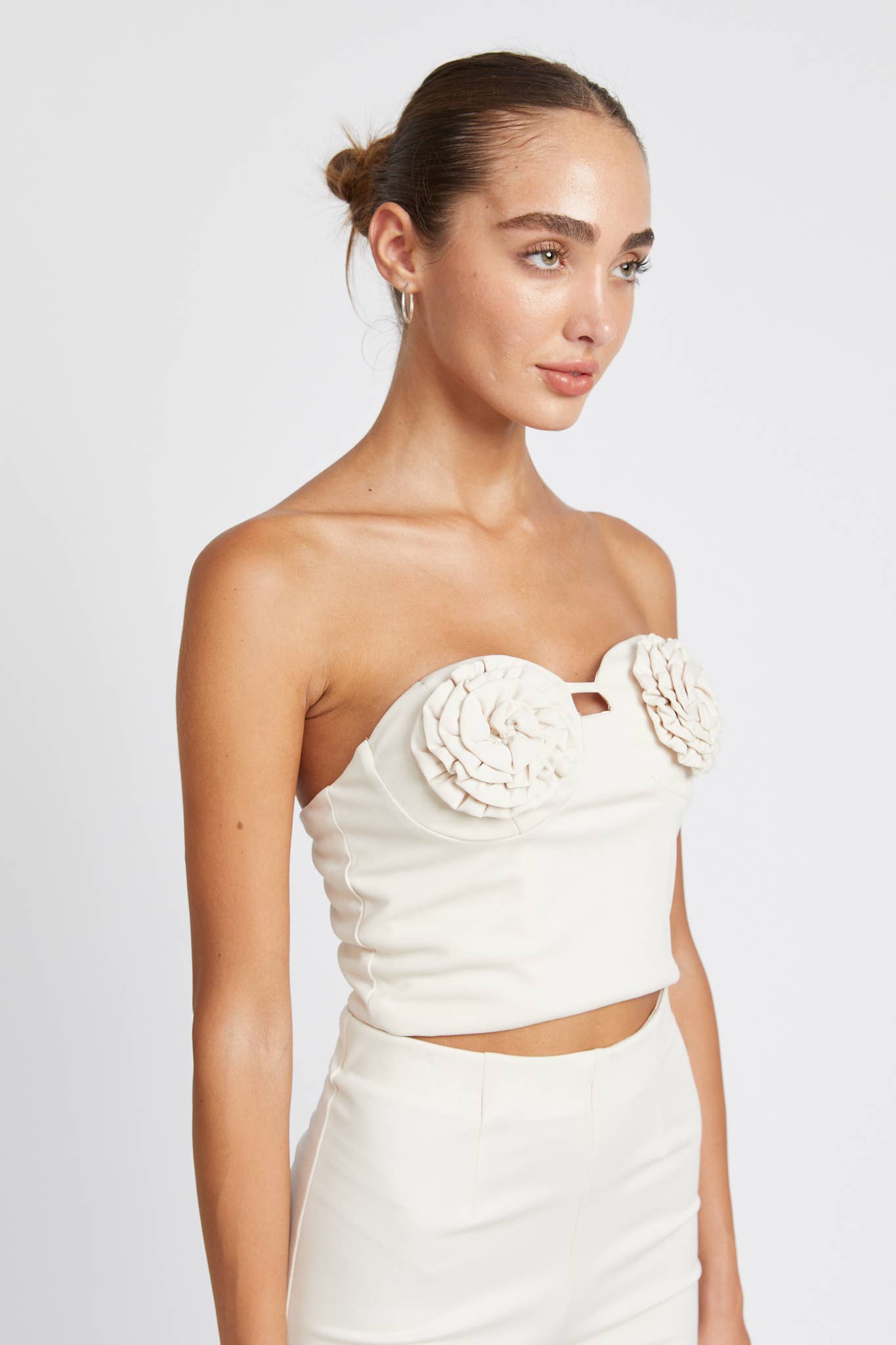 Inara Rosette Bustier Top