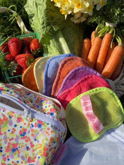 MakeUp Eraser Farmer's Market 7-Day Set with Makeup Bag | Floral & Bright