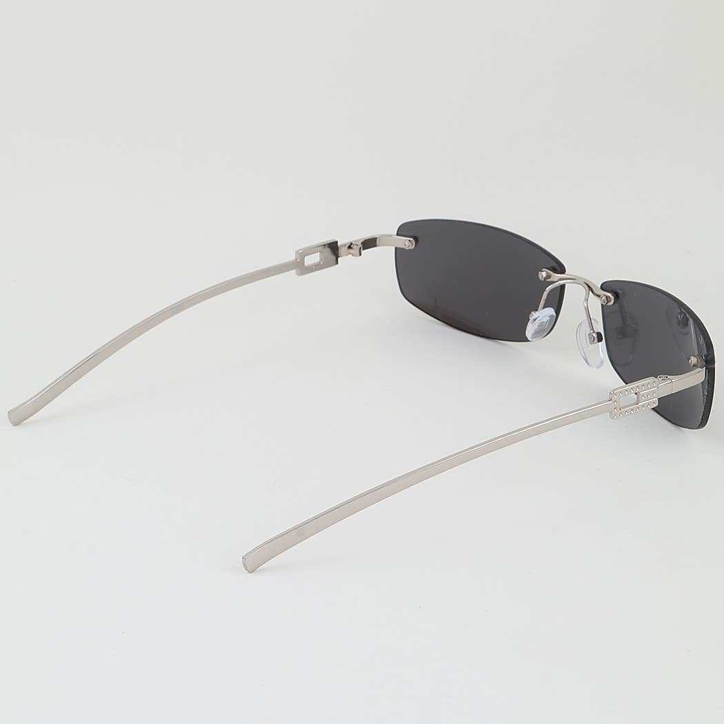 Modern Buckle Gradient Sunglasses