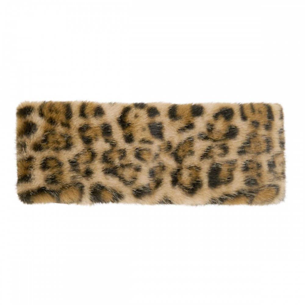 Leopard Faux Fur Headband