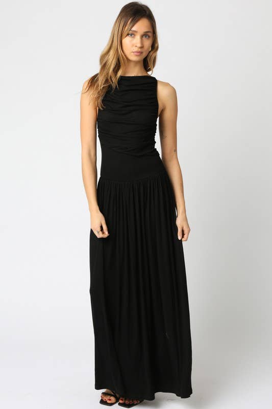 Hendrix Ruched Maxi Dress