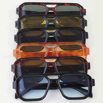 Aviator Block Sunglasses