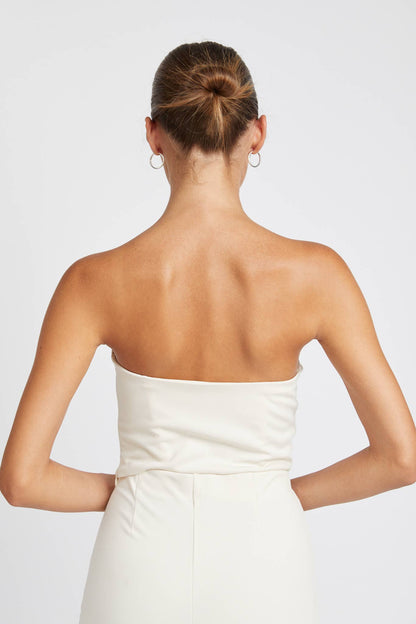 Inara Rosette Bustier Top