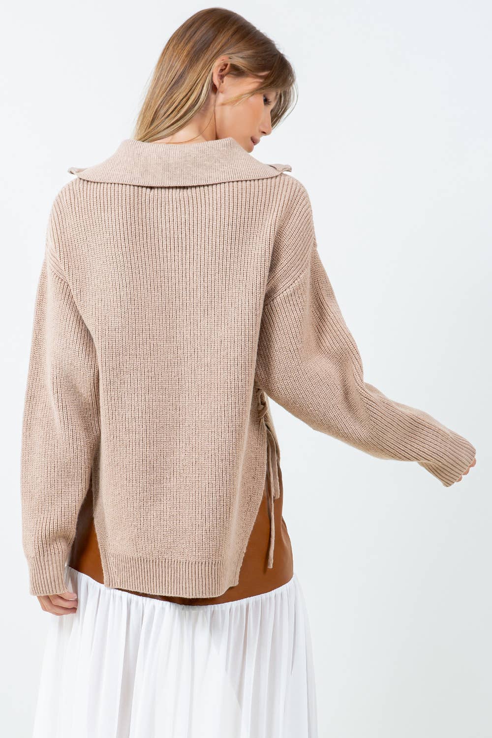 Ira Quarter Zip Sweater