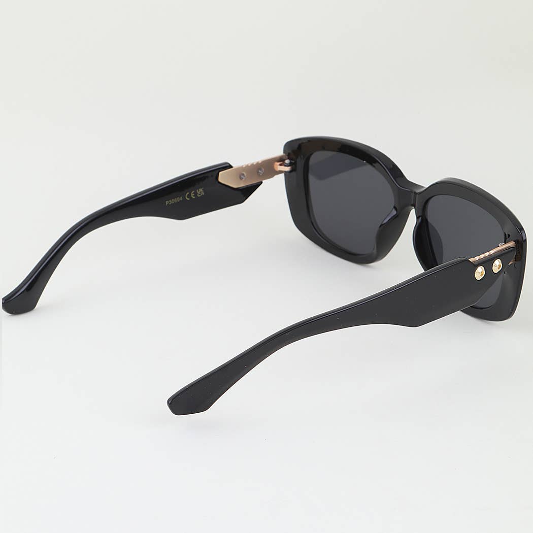 Double Studded Butterfly Sunglasses