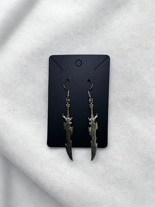 Stargirl Sword of Night Earrings