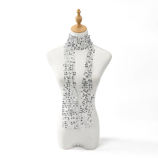Sequin Net Scarf