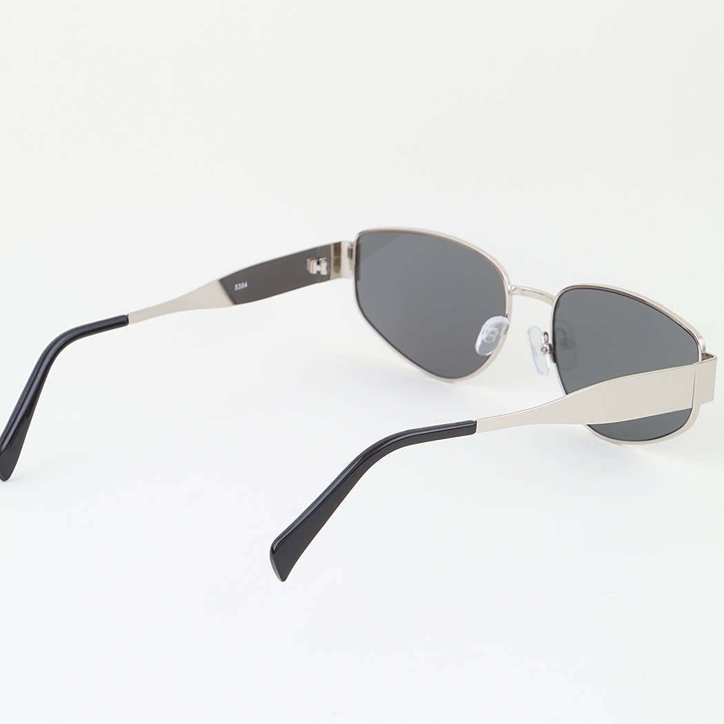 Wide Taper Modern Tinted Sunglasses