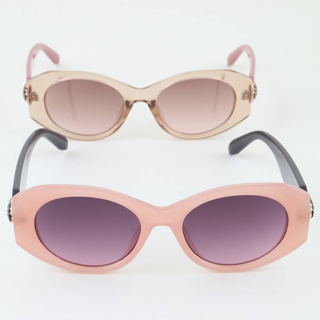 Retro Oval Sunglasses
