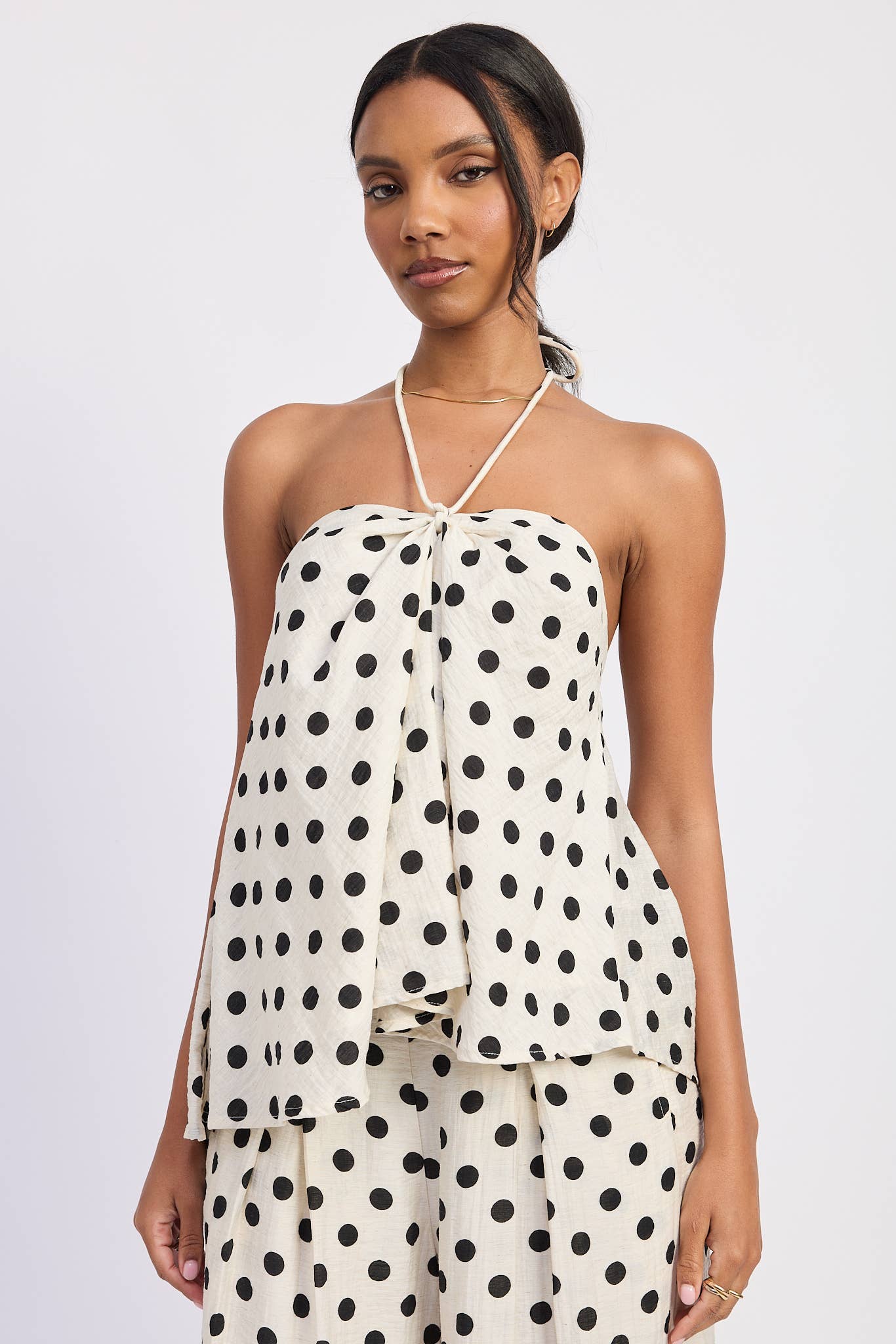 Harper Polka Dot Halter Top