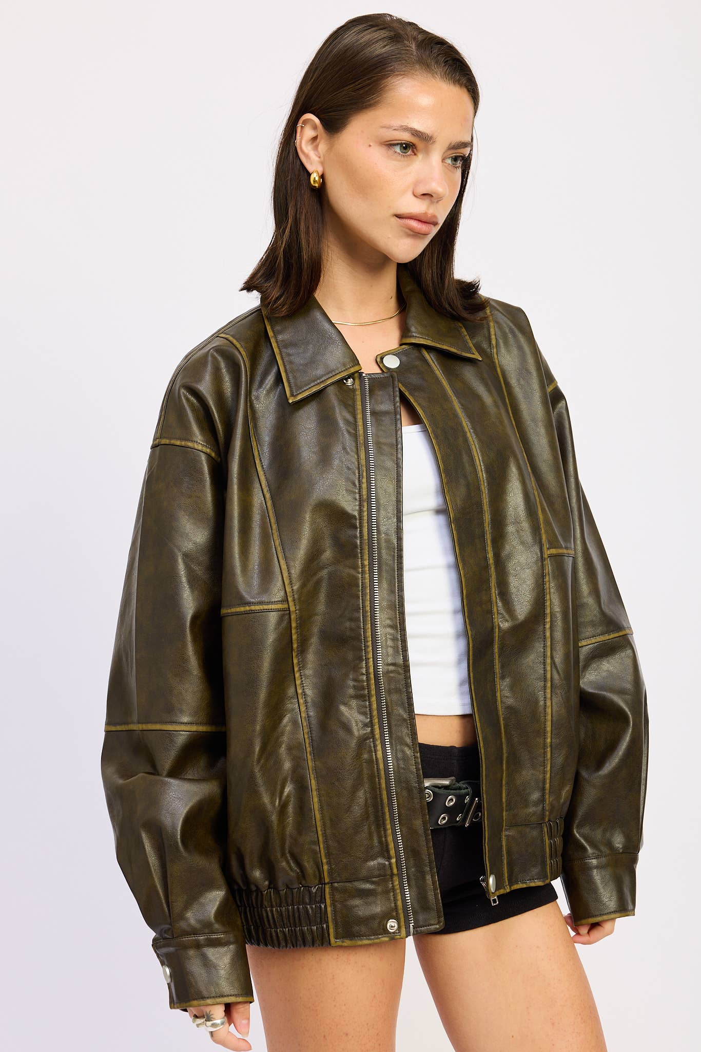 Flossie Oversized Bomber Jacket
