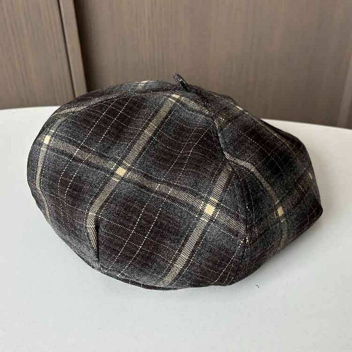 Plaid Beret