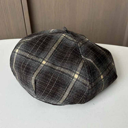 Plaid Beret